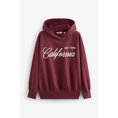 Sweat à capuche broderie california NEXT