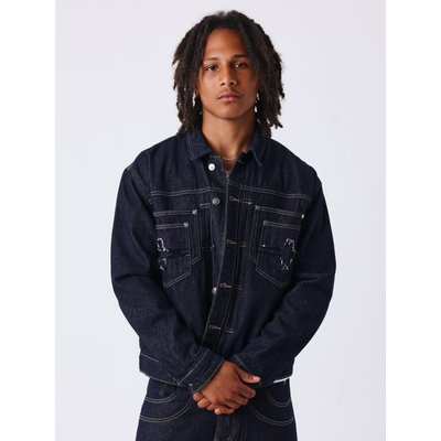 Veste en denim bleu clair délavé PROJECT X