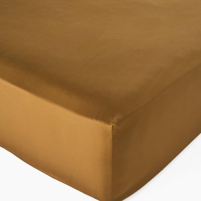 Drap housse, satin de coton bio MONOPRIX