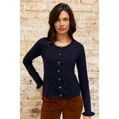 Gilet col rond uni MONET LA PETITE ETOILE