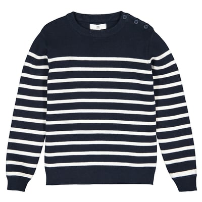 Kids Striped Fine Gauge Knit Jumper LA REDOUTE COLLECTIONS