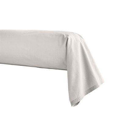 Taie de traversin unie en percale de coton, PREMIERE ESSIX