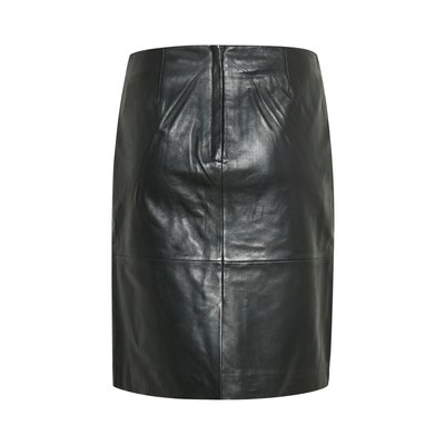 Jupe en cuir SLFolly SOAKED IN LUXURY