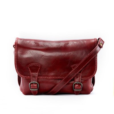 Sac bandoulière cartable cuir italien lisse NAGAÏ OH MY BAG