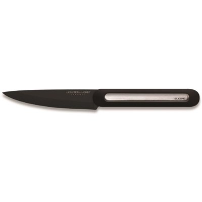 Couteau à steak silicone manche - lame noir Blister Pegb LE COUTEAU DU CHEF