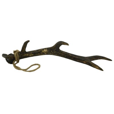 Bois de cerf en polyrésine dorée 59 cm AUBRY GASPARD