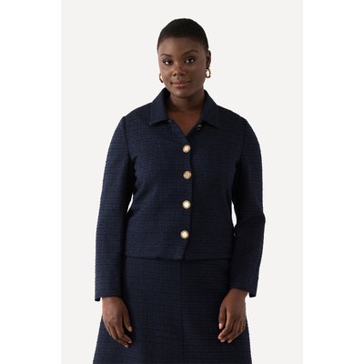 Veste en tissu bouclée, coupe Boxy ULLA POPKEN