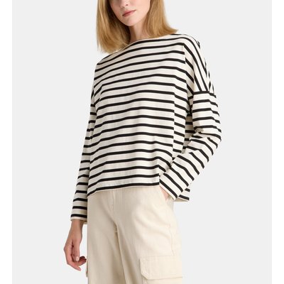 T-shirt Manches Longues Marinière Audierne En Coton Bio GALERIES LAFAYETTE