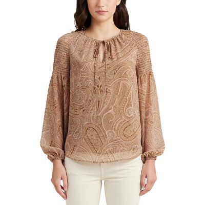 Blouse manches longues imprimé floral GRAYELLE LAUREN RALPH LAUREN