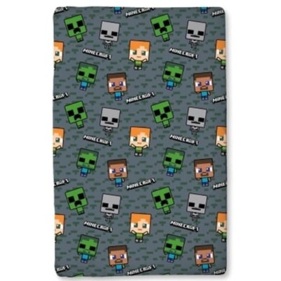 Drap Housse Enfant Coton Gamer MINECRAFT