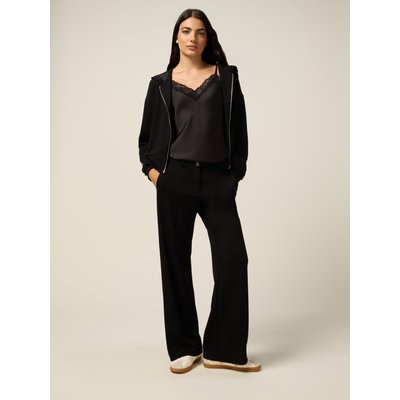Pantalon palazzo réalisé en tissu mélangé viscose OLTRE