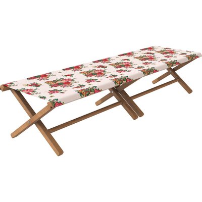 Lit de camp - toile outdoor - Mia Blanc VENT DE BOHÈME