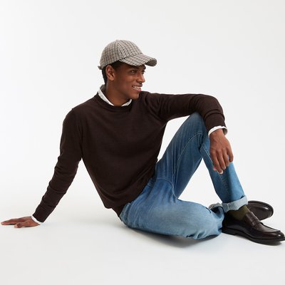 Pull laine mérinos Signature, BASTIEN LA REDOUTE COLLECTIONS