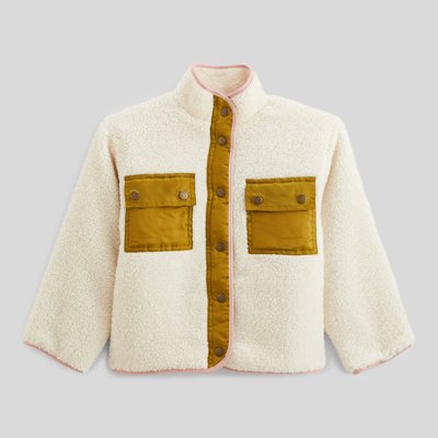 Veste unie effet mouton MONOPRIX