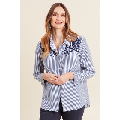 Chemise manches longues brodée BREAL