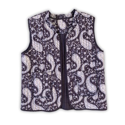 Gilet sans manches matelassé imprimé MEERA BINDI ATELIER