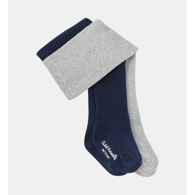 Lot De 2 Collants Comia Coton Côtelé CADET ROUSSELLE