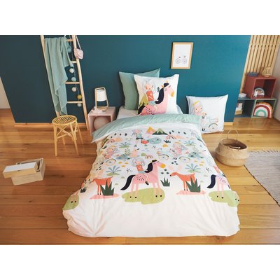 Parure de lit enfant + taie en coton, Tess Rando C DESIGN HOME TEXTILE