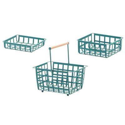 ZESTAS, set de 3 paniers  de tailles différentes ( petite, moyenne et grande) DON HIERRO