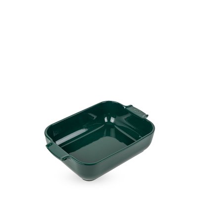 Plat four céramique rectangle vert forêt 25 cm - 10in Appolia PEUGEOT