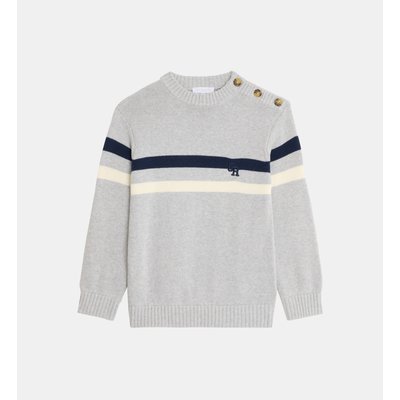 Pull Amalaga Rayures Maille Coton Bio CADET ROUSSELLE