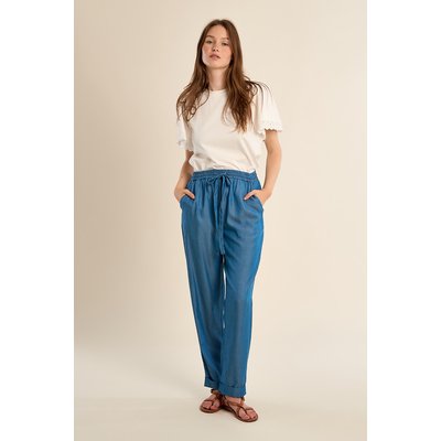 Pantalon en lyocell, coupe carotte MOLLY BRACKEN