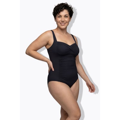 Maillot de bain, structure fine, drapé ULLA POPKEN