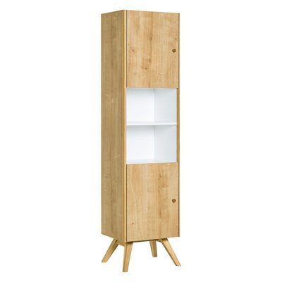 Vitrine 2 portes avec étagère centrale H207,5 cm - NATURE CALICOSY