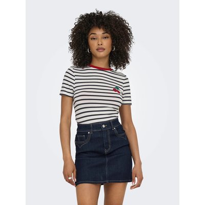 Tshirt rayé manches courtes ONLY