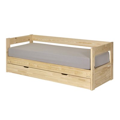 lit banquette gigogne avec tiroir Bois massif  RAVI AKITEN RETAIL