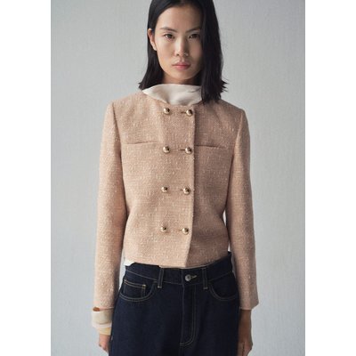 Veste tweed double boutonnage MANGO