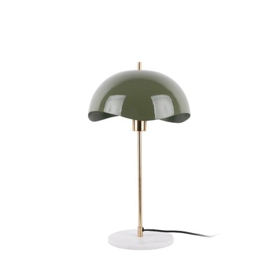 Lampe à poser en métal et marbre - Waved Dome LEITMOTIV