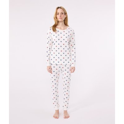 Katoenen pyjama met lange mouwen PETIT BATEAU