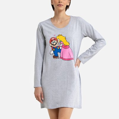 Camisón de manga larga de algodón Mario SUPER MARIO