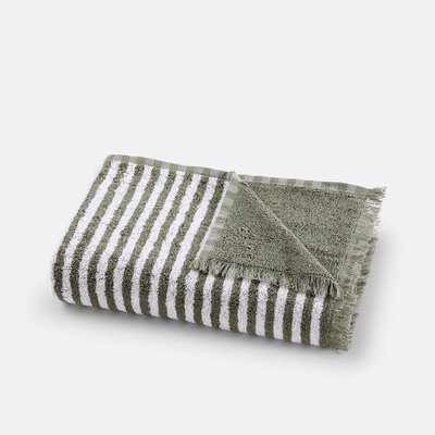 Serviette rayée éponge 500 g, Arzon LA REDOUTE INTERIEURS