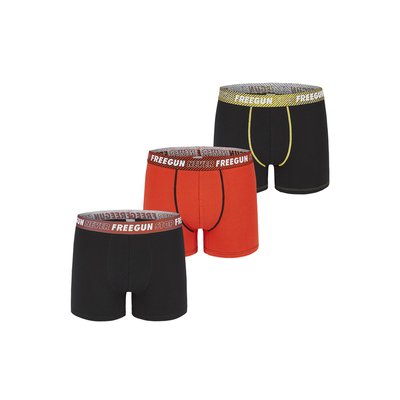 Lot de 3 Boxers Coton Never Stop FREEGUN