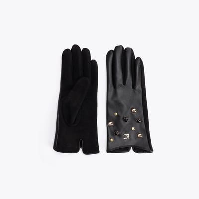 Gants à studs effet cuir LOLA CASADEMUNT