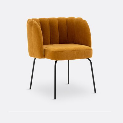 Cadeirão de mesa em veludo, Douna LA REDOUTE INTERIEURS