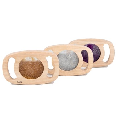 Set de 3 panneaux à paillettes TICKIT