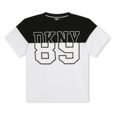 T-shirt bicolore unisexe DKNY