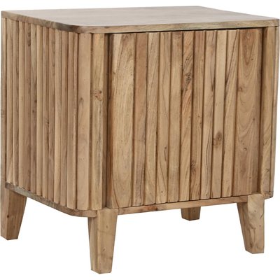 Table de chevet acacia style moderne pour chambre élégante RECOLLECTION