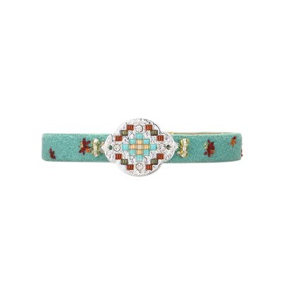 Bracelet avec fermoir cuivre et placage argenté ECLECTIK HIPANEMA