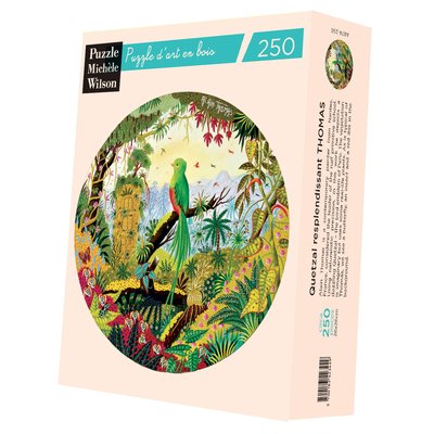 Quetzal resplendissant d'Alain Thomas PUZZLE MICHELE WILSON