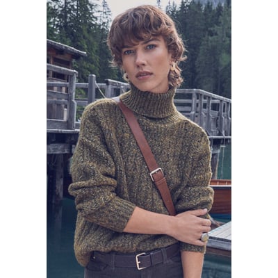 Pull col roulé BRANDY en laine et coton Maison 123