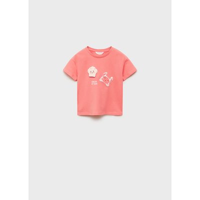 T-shirt coton motif en relief MANGO BABY