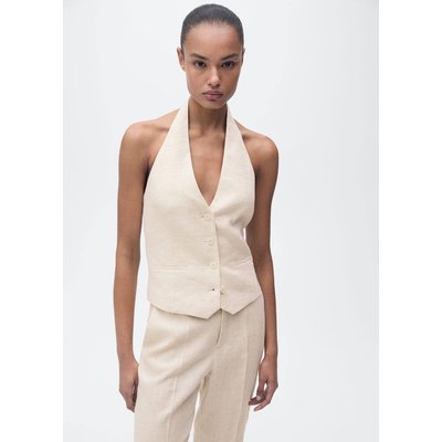 Gilet costume lin MANGO