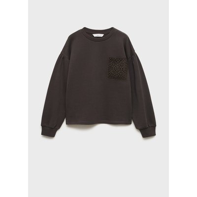 Sweat-shirt détail crochet MANGO KIDS