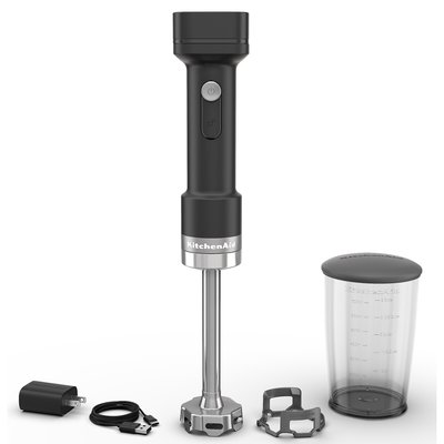 Mixeur plongeant sans fil avec batterie 5KHBRV71BM KITCHENAID