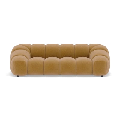 Canapé en velours texturé style contemporain, AVA LISA DESIGN