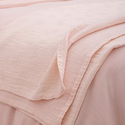Plaid en Coton, FEUILLAGE LE JACQUARD FRANCAIS